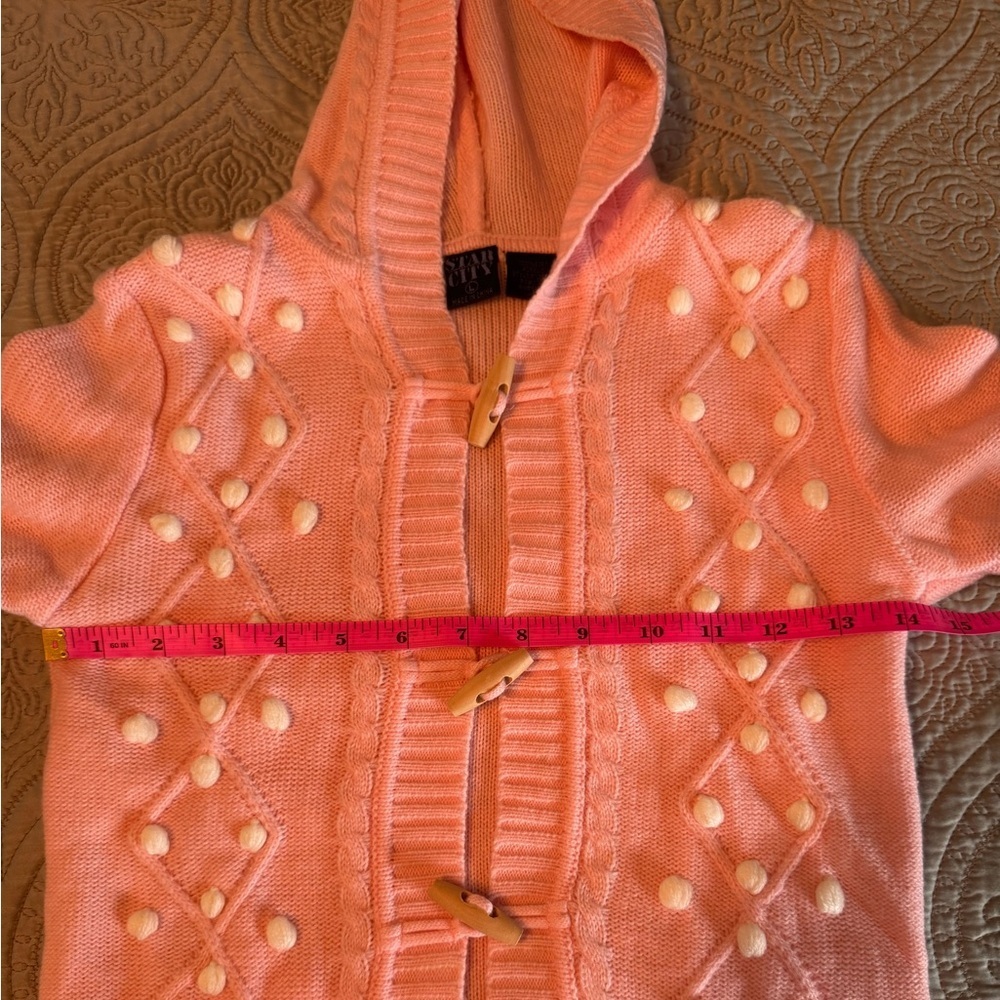 Star City Pink Hooded Cardigan - Picture 4 of 7